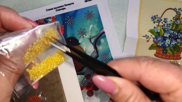 Вышивка бисером. Подбор бисера к схемам смотреть онлайн