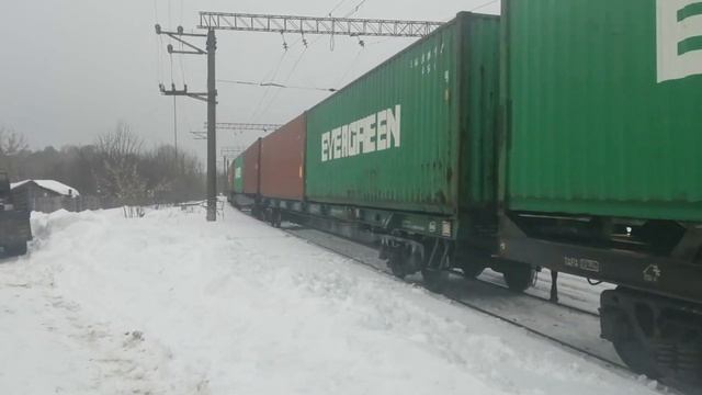 2М62-0906 Премьера на канале. С контейнерами и привет!!