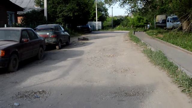 Удручающее положение состояния улицы Оборонной город Серпухов смотреть онлайн