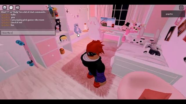 pink gamer vibe room (roblox vibes) смотреть онлайн
