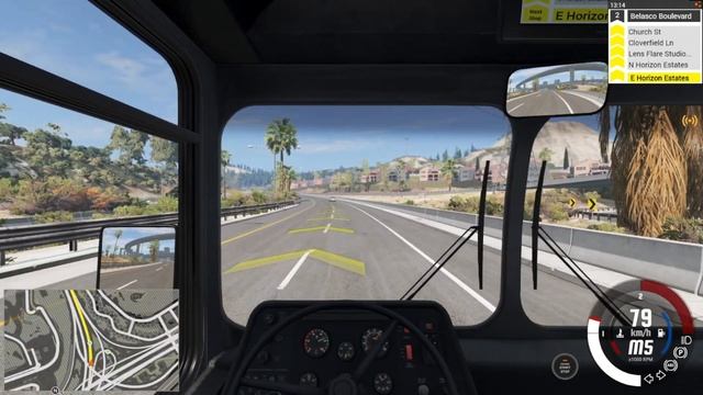 Bus Route 2 Belasco Boulevard, BeamNG.drive смотреть онлайн