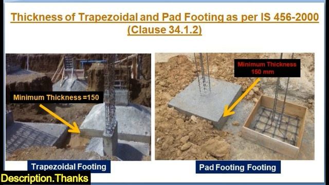 Construction of House Step by Step -Thickness of Trapezoidal and Pad Footing As per IS 456-2000 II смотреть онлайн