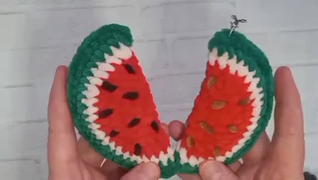 Брелок для ключей своими руками. Брелок арбуз смотреть онлайн
