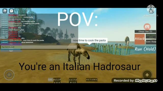 POV:You're an Italian Hadrosaur🇮🇹🦖:Dinosaur World Mobile смотреть онлайн