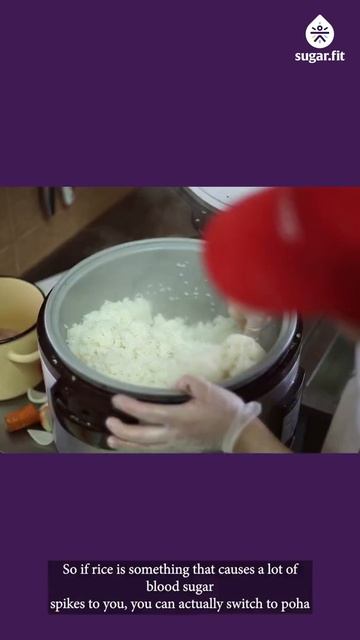 What Are The Disadvantages of Eating Poha for Diabetes | besugarfit | #shorts смотреть онлайн