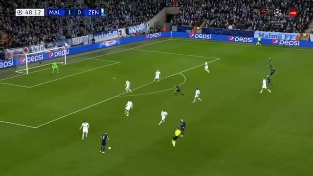 Malmö 1 - 1 Zenit l UCL l Week 5 l Full Match in 10 Minutes смотреть онлайн