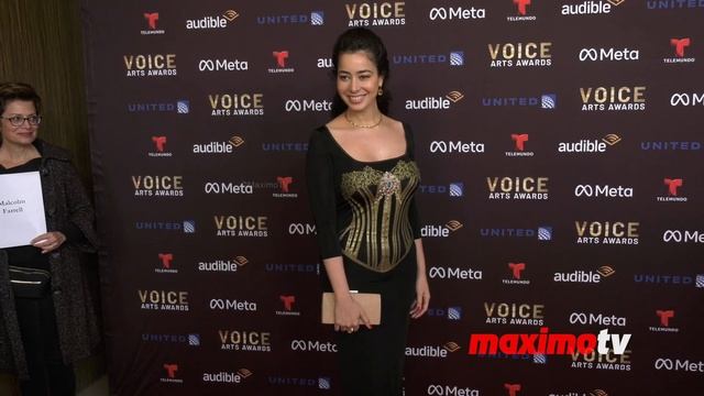 Aurora Cossio 2023 Voice Arts Awards Gala Red Carpet Fashion смотреть онлайн
