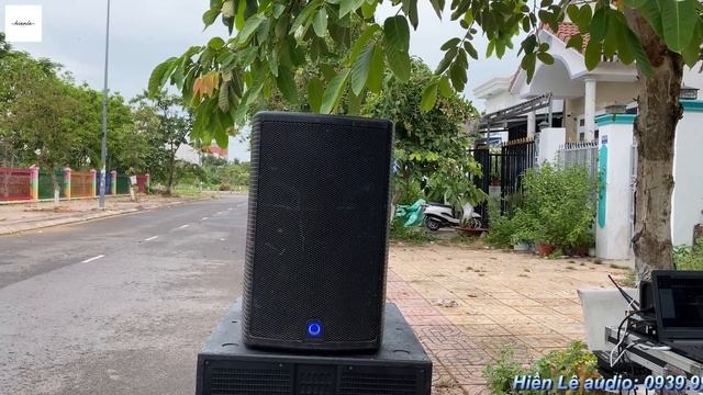 Test Chất Âm Loa Turbosound Milan 12, Loa Active Turbosound M12, Công Suất 1100W, Hiền Lê Audio