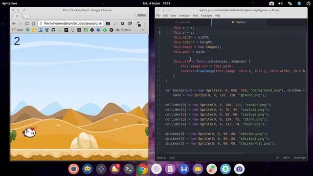 Pepper - The Chicken - Simple game built in HTML5 and JavaScript смотреть онлайн