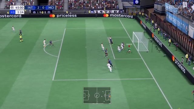 FIFA 22: Inter vs. Manchester City (UCL) UEFA Champions League kickoff world class mode gameplay смотреть онлайн