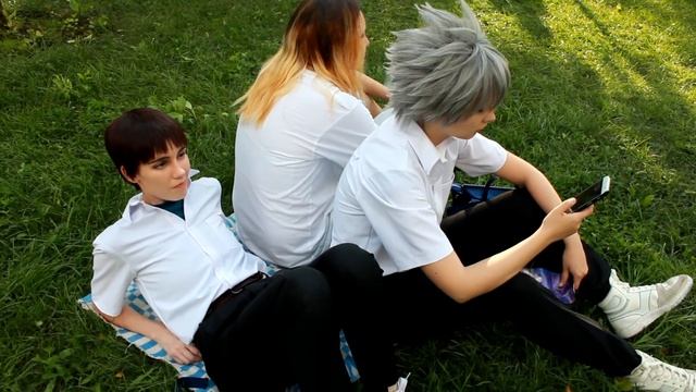 Neon Genesis Evangelion Cosplay (Asuka, Shinji, Kaworu) at J-Fest Moscow 2018 смотреть онлайн