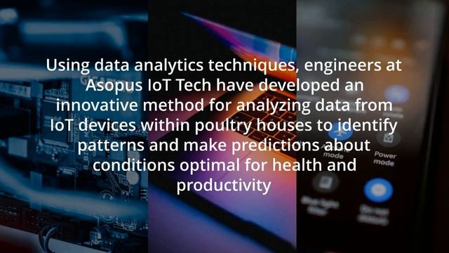 Asopus IoT Technology and Tunnel Ventilated Poultry Systems