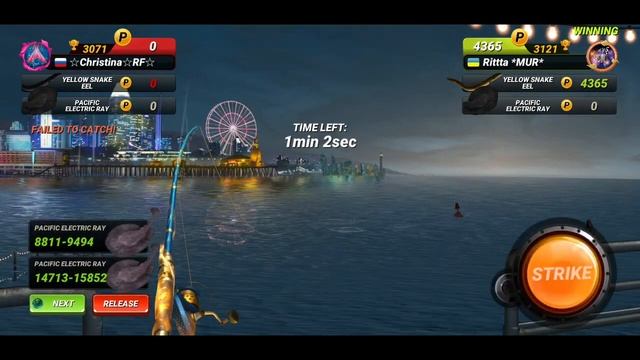 4870 common fish! California. Fishing Clash смотреть онлайн