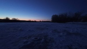 Рыбалка на Оке с ночёвкой в феврале.