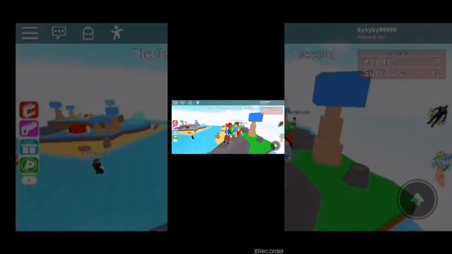 Играем в Roblox пол это лава пока, без Маши. Первое видео! смотреть онлайн