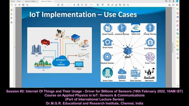 International Lecture Series - I Session 2 (Applied Physics in IoT Sensors & Communication смотреть онлайн