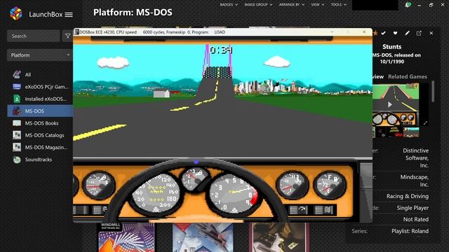 Play 7000 PC DOS games quickly and easily (eXoDOS Review) смотреть онлайн