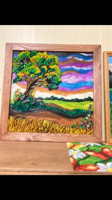 Картины из пластилина #пластелин #рисунок #shorts #искусство смотреть онлайн