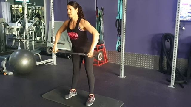 Wide barbell upright row смотреть онлайн