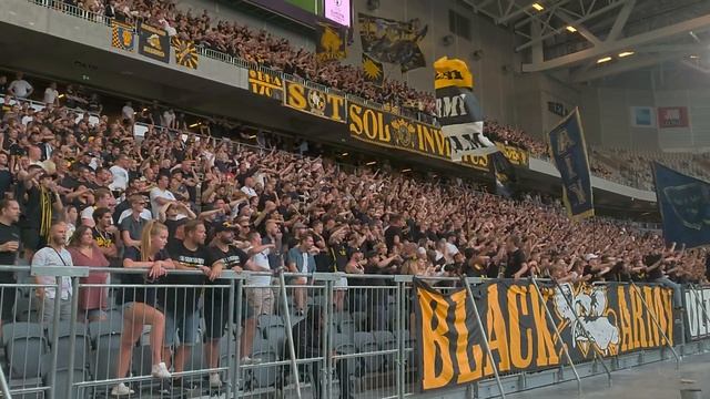 "AIK Stockholm" på Tele2 Arena (FC Vorskla Poltava - AIK 3-2) смотреть онлайн
