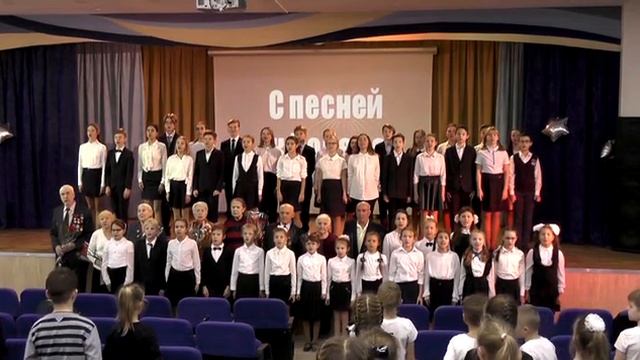 Флешмоб "С песней к Победе", ГБОУ Школа 1573, 5.12.2019г. смотреть онлайн