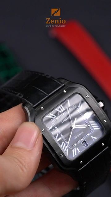 Aligtor Strap on the Cartier Santos de Cartier #luxurywatches #cartiersantos #Strapbespoke #zeniovn смотреть онлайн