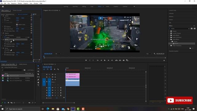 Swing + Mirror Edges Like 777 in Premiere Pro | Swing Shake Effect PUBG Mobile | Sapphire Plugins смотреть онлайн