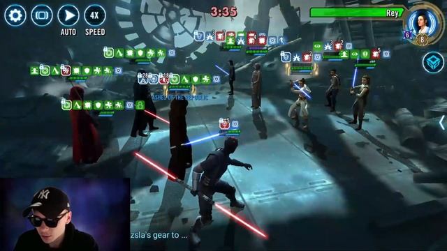 Rising To The Challenge: Lord Vader Takes On SWGoH's Top Meta Teams With His New Best Dc Set | SWGo
