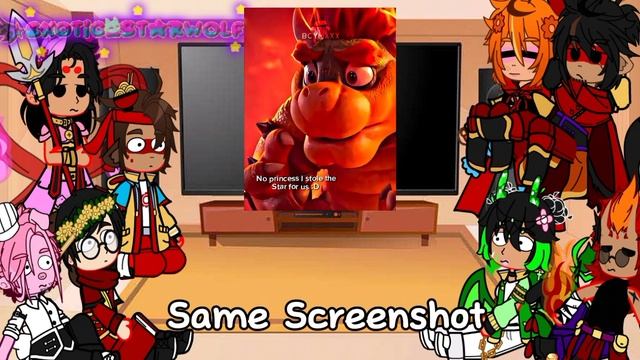 LMK gang react to Wukong as Princess Peach & Macaque as Mario, My Au GC.//Repost// смотреть онлайн