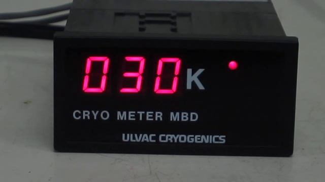 ULVAC MBD Cryometer　動作確認 смотреть онлайн
