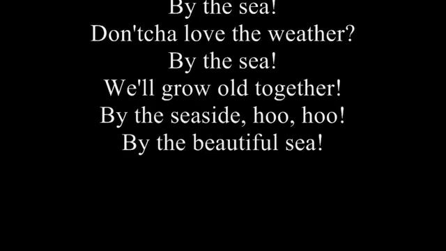 Sweeney Todd - By The Sea Lyrics смотреть онлайн