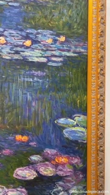 Water Lilies 1917 | Claude Monet Reproduction Painting on Canvas смотреть онлайн