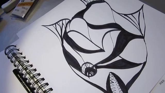 Calligraphy Pen Doodle Asmr 01