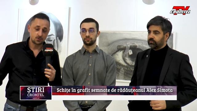 ȘTIRI CROMTEL TV - Expoziție Caritabilă De Schițe în Grafit La Rădăuți