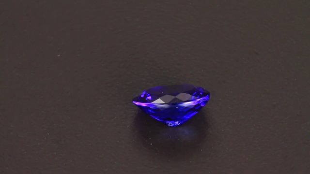 Violet Blue Oval Tanzanite Gemstone 4.02 Carats смотреть онлайн