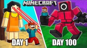 Что если Игра в кальмара сломалась и отправила тебя в Майнкрафт?