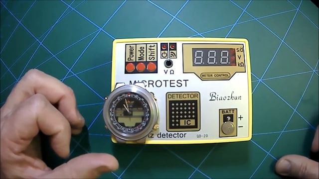 Biaozhun QD-20 Watch and Battery Tester Microtest Quartz Detector QD20 смотреть онлайн