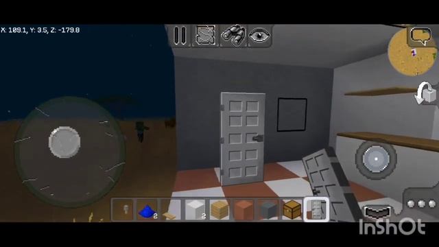 Майнкрафт, строим дом с работающим светом и душем. Minecraft, building a house - working lighting смотреть онлайн