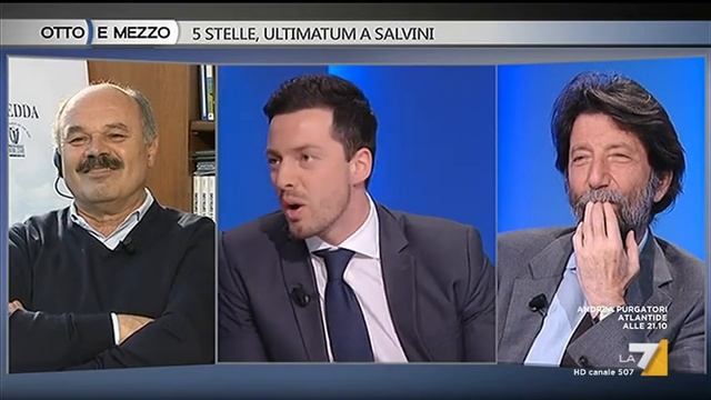 Otto e mezzo - 5 Stelle, ultimatum a Salvini (Puntata 18/04/2018) смотреть онлайн