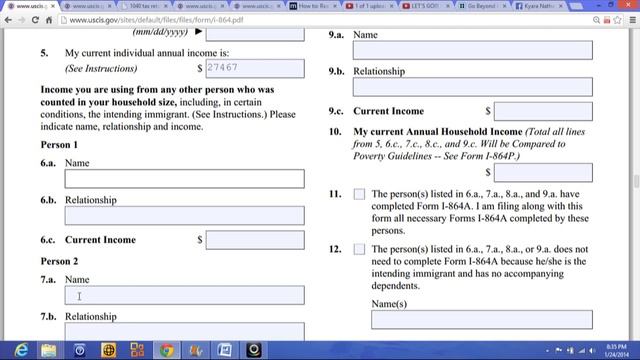 Affidavit of support part 6: Sponsor income and employment смотреть онлайн