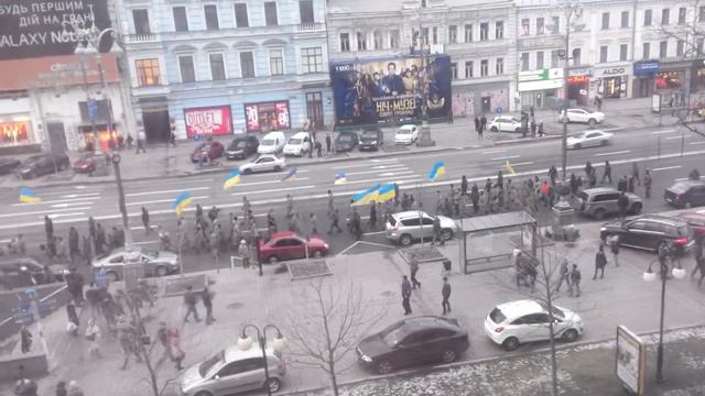 Киев, шествие 11.01.2015 смотреть онлайн
