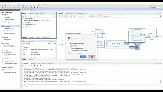Microblaze & UART On ARTY A7