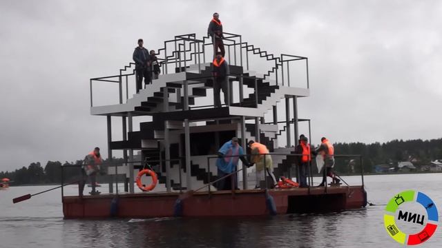 Плоты в Выксе. Необычный транспорт смотреть онлайн