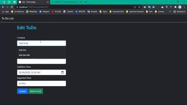 To Do List App (Using ASP.NET Core 6.0 MVC) смотреть онлайн