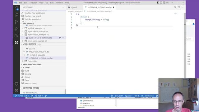 Zephyr and Nordic nRF Connect SDK - 06 OpenThread CLI Example смотреть онлайн
