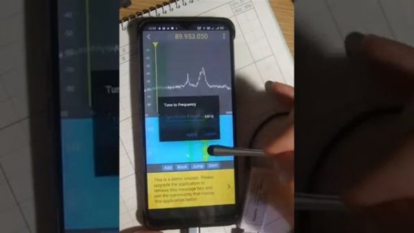 PC用ワンセグチューナーをスマホに付けて、MagicSDR(Androidアプリ)を試してみました。(撮り直し版)