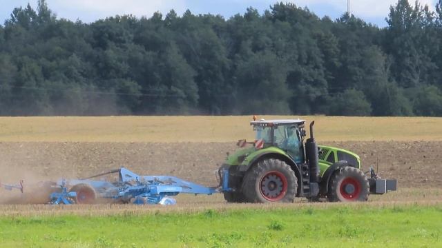 Tillage 2023 | Claas Axion 960 & Lemken Rubin 12/600 KUA Disc Harrow