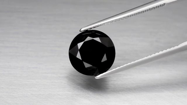 Натуральная черная Шпинель круг 10мм 4.35ct смотреть онлайн