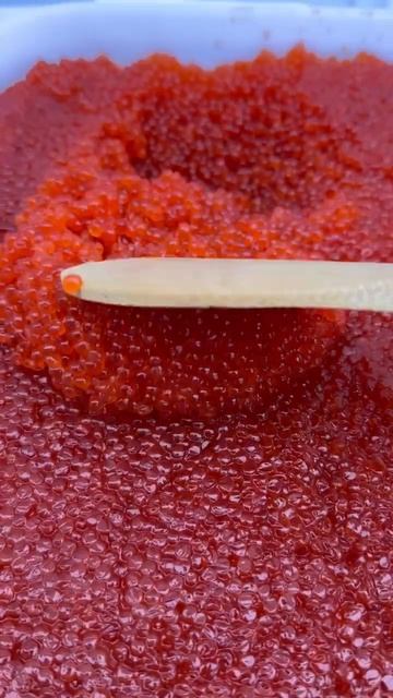 Свежая Икра Нерки улов 24 г. Заказать оптом на сайте fishmarket-opt.ru смотреть онлайн