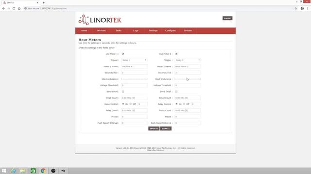 Hour Meter Settings смотреть онлайн